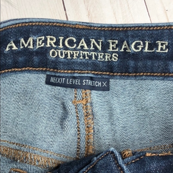 American Eagle hi rise shortie shorts size 2 - Picture 3 of 8